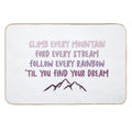 Sound of Music Climb Every Mountain  High-Traffic Bath Mat