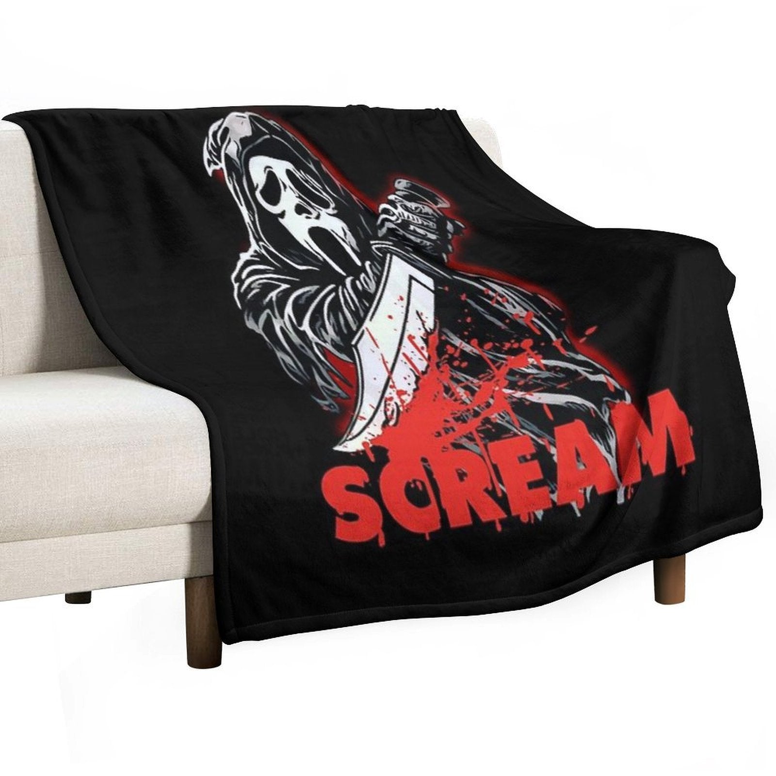 Scream Movie Gift-ready Throw Blanket