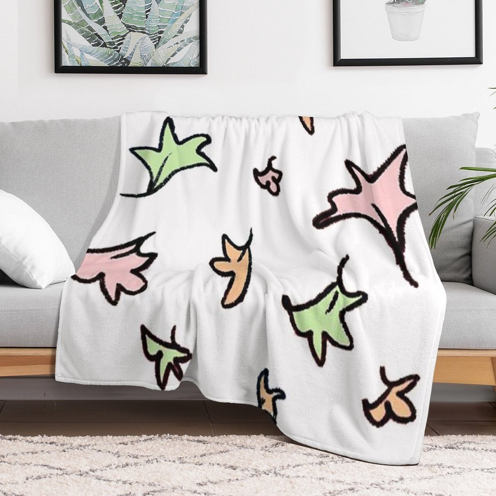 Hearstopper Netflix Leaves Easy Care Throw Blanket