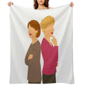 Catherine & Liliane All-season Throw Blanket