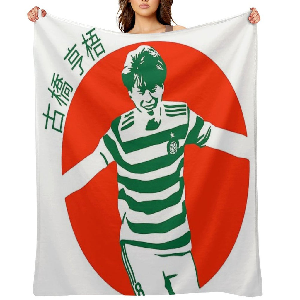 古橋 亨梧 Kyogo Furuhashi Premium Throw Blanket