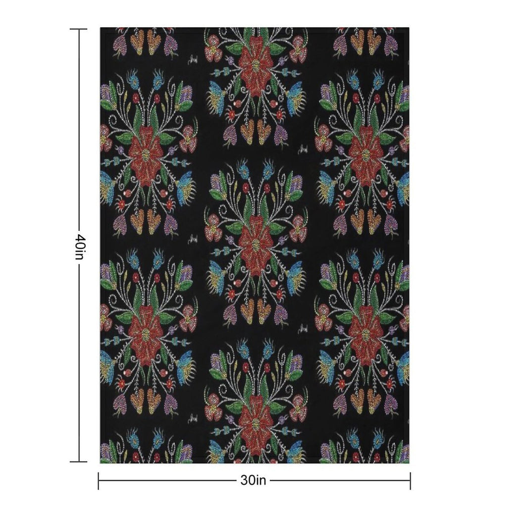 Growth of Happiness Easy Care Throw Blanket