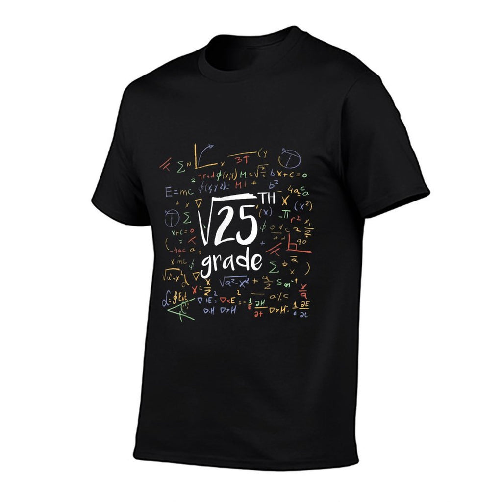 First Day Of School 5th Grade Square Root Of 25 Math Teacher  Durable T-Shirt