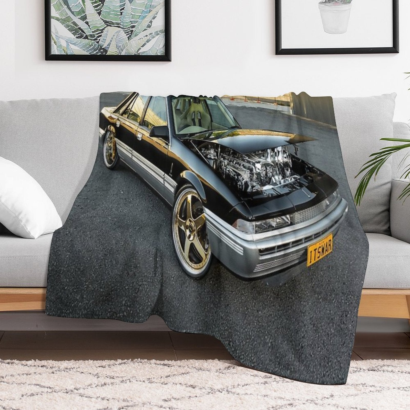 ITSWAR Holden VL Calais Quick-dry Throw Blanket