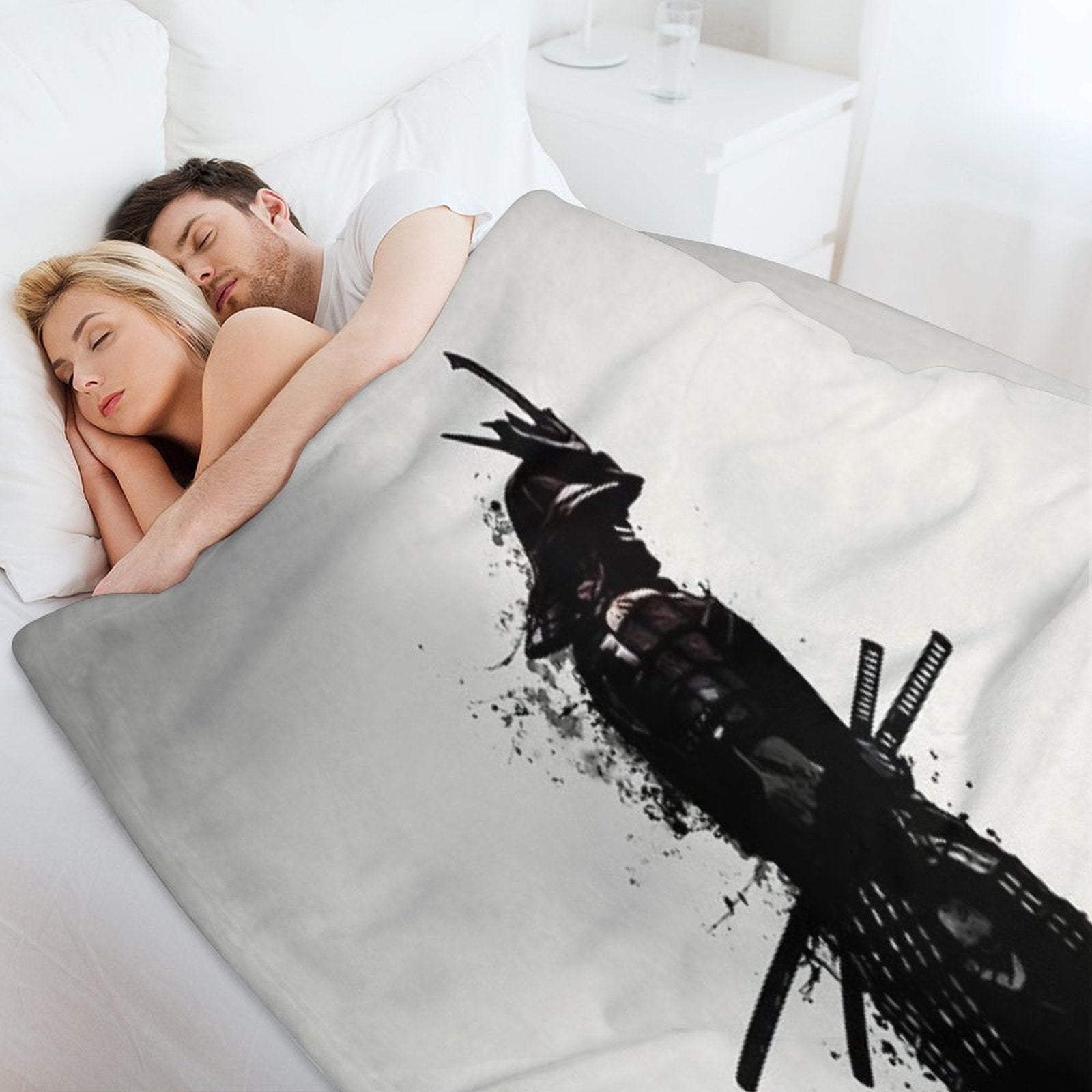 Armored Samurai Durable Throw Blanket