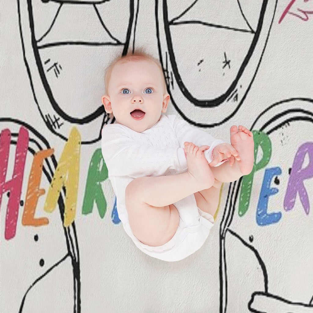 Heartstopper, Nick And Charlie Shoes Shrink-resistant Throw Blanket