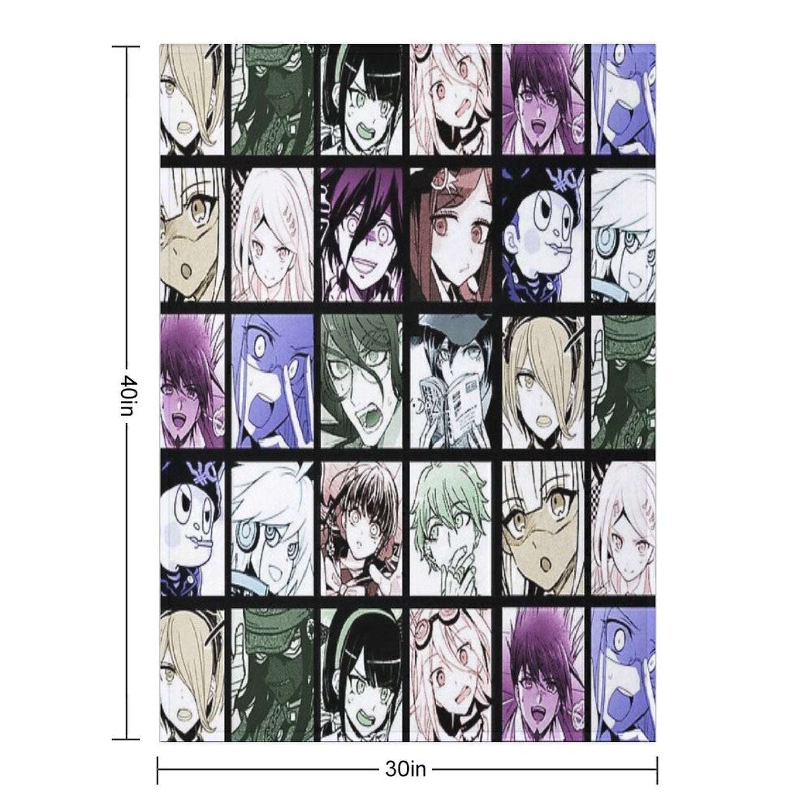 DRV3 Manga Collection (Colored) Gift-ready Throw Blanket