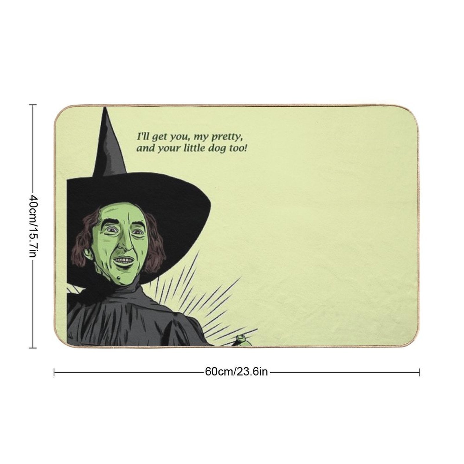 Wicked Witch  Easy Maintenance Bath Mat