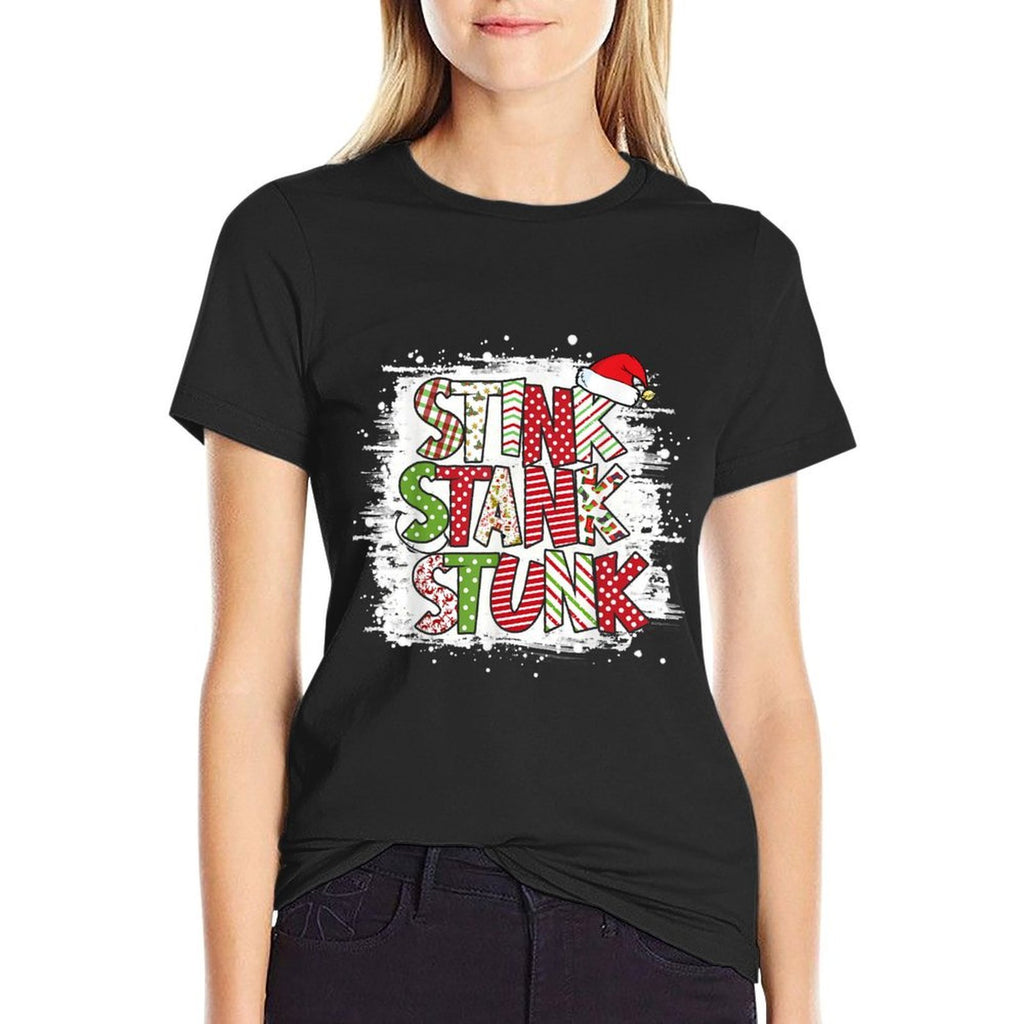 Christmas 2021 Stink Stank Stunk Family Matching Xmas  Soft T-Shirt