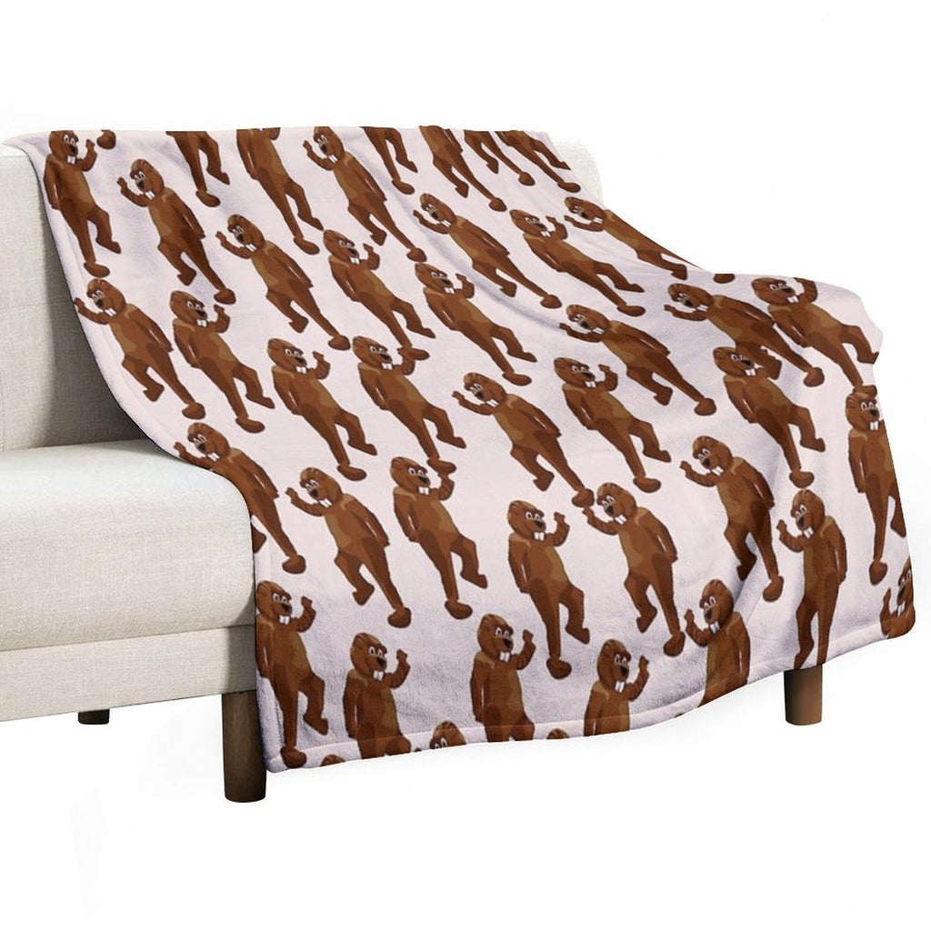 Hundreds of Beavers! Lightweight Throw Blanket