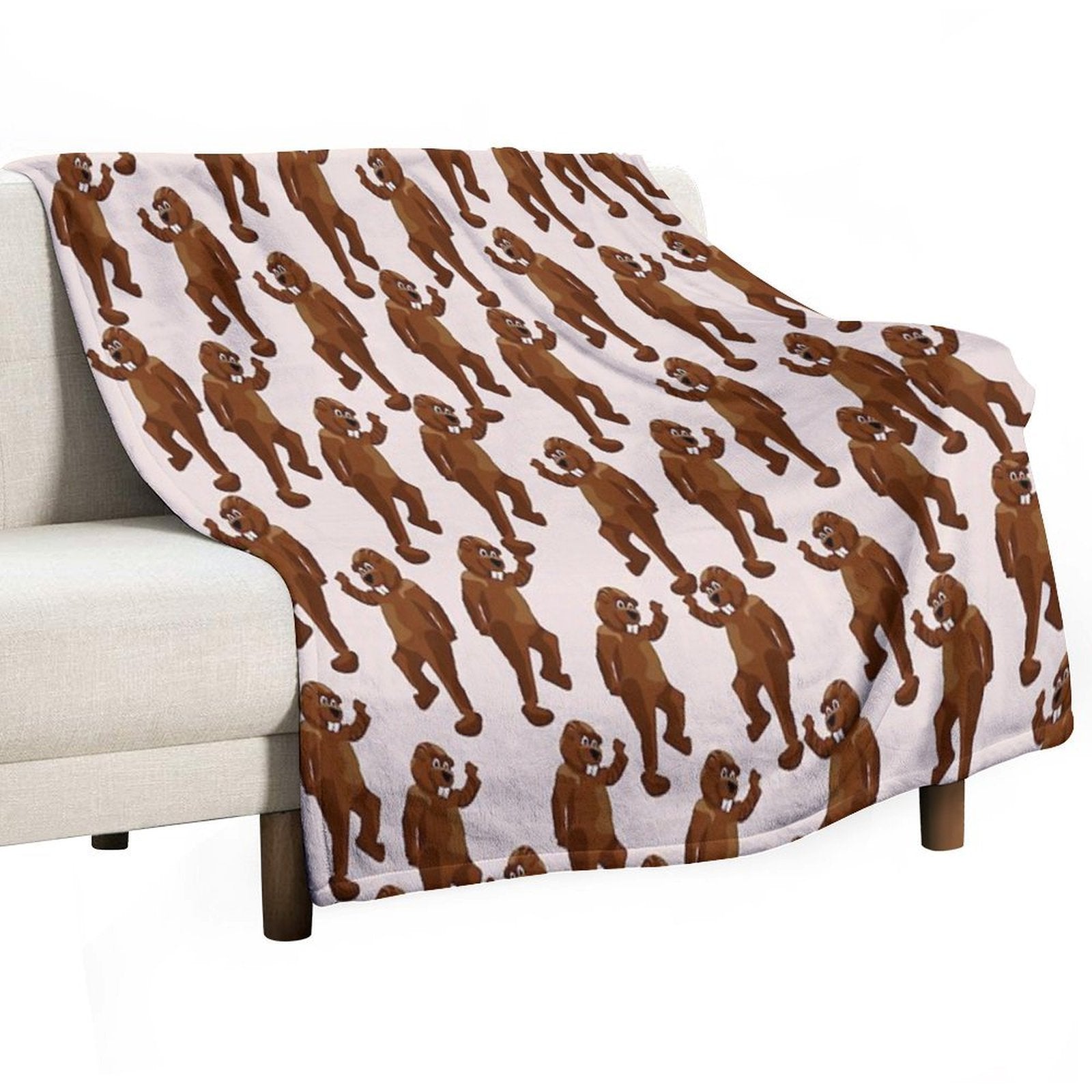 Hundreds of Beavers! Lightweight Throw Blanket