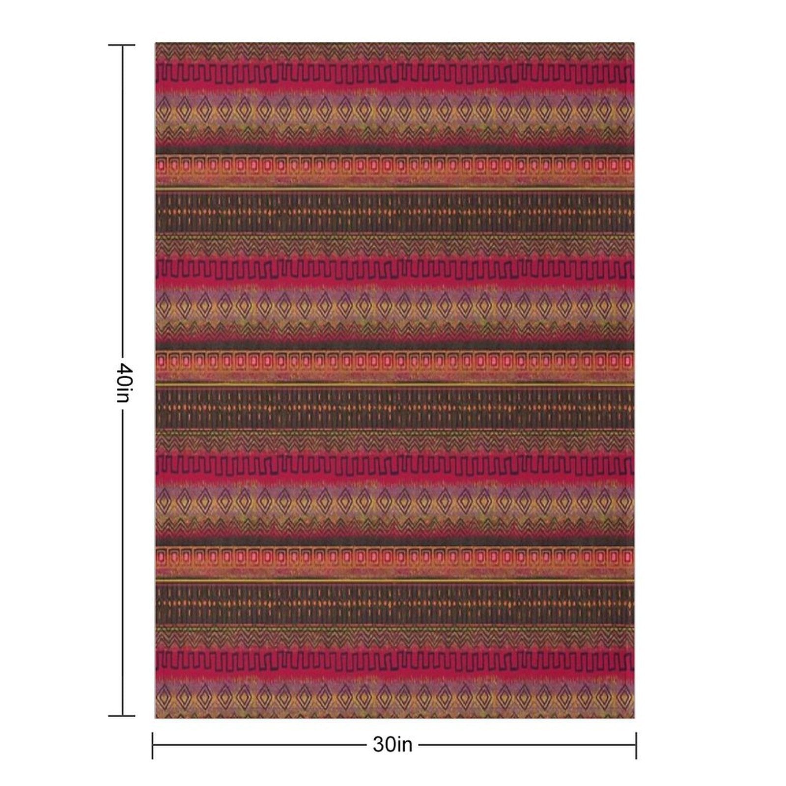 Earthy African Ombre Mud Cloth Wrinkle-free Throw Blanket