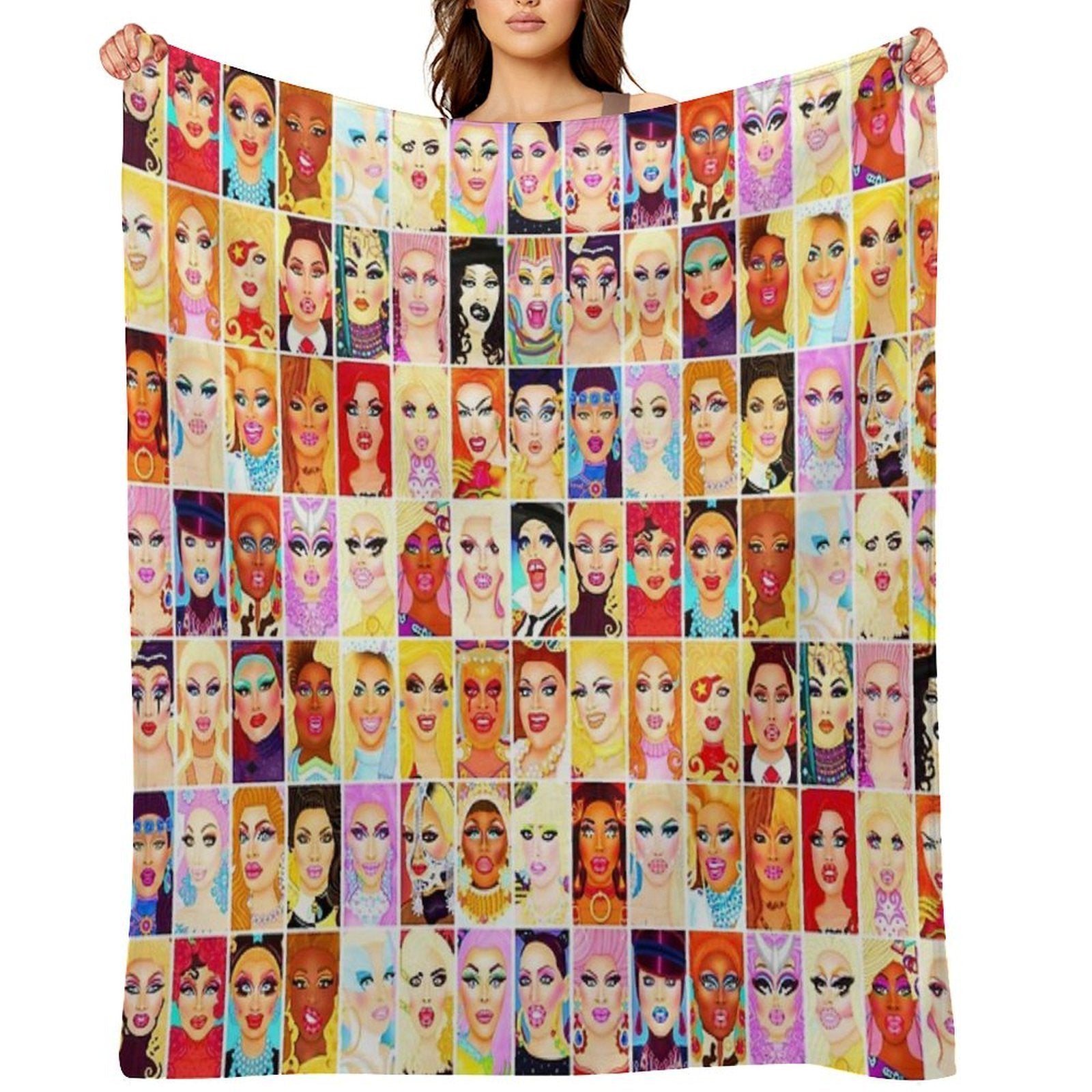 DRAG QUEEN ROYALTY Eco-conscious Throw Blanket