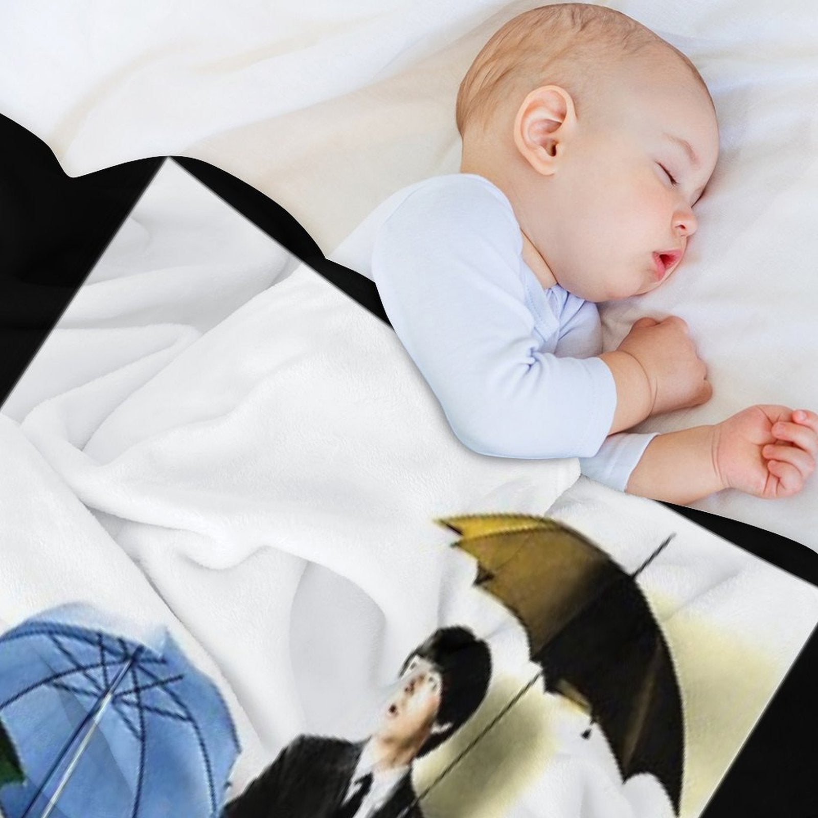 Beatles 65 Classic Umbrellas Raglan Shirt Anti-pilling Throw Blanket