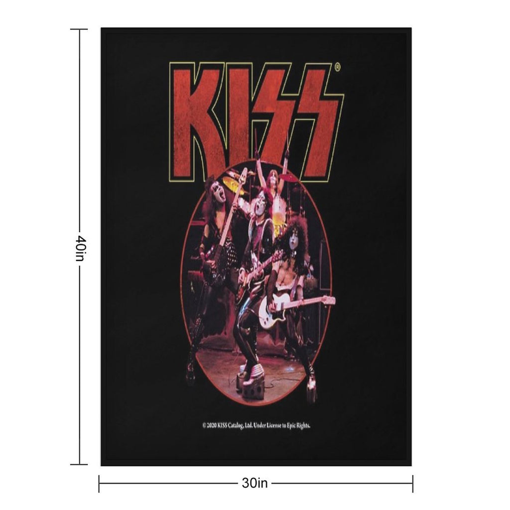 Kiss Band All-season Throw Blanket