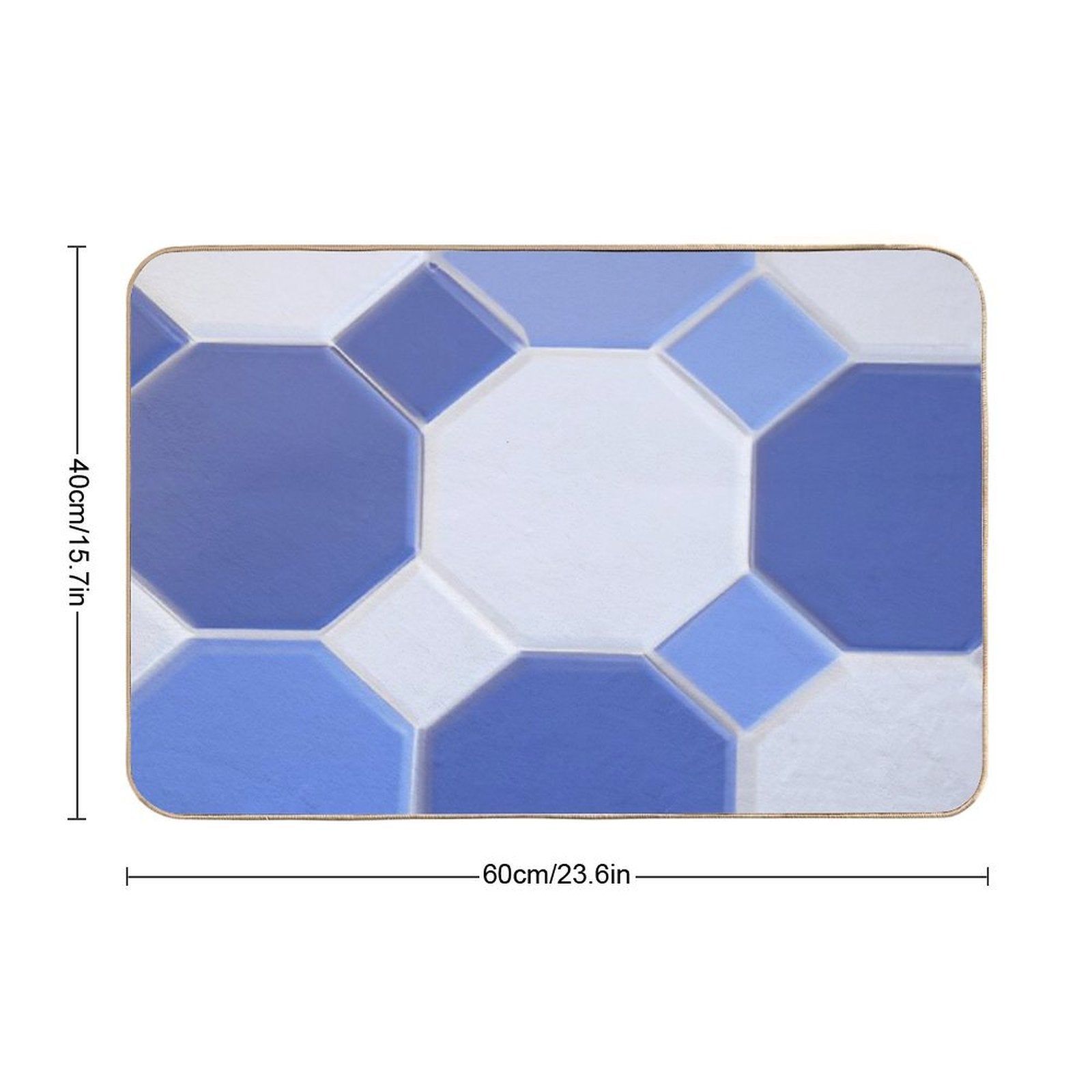 Symphonic Blues  Pet-Safe Bath Mat