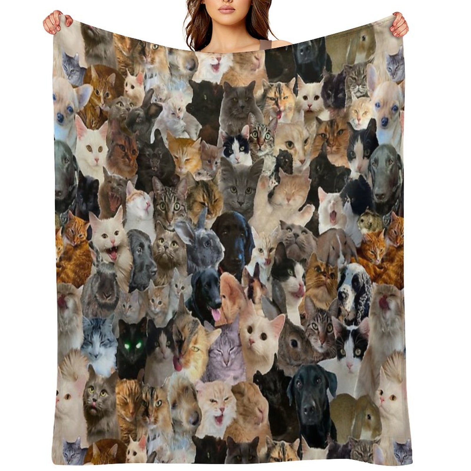 Animal Pattern Versatility Throw Blanket