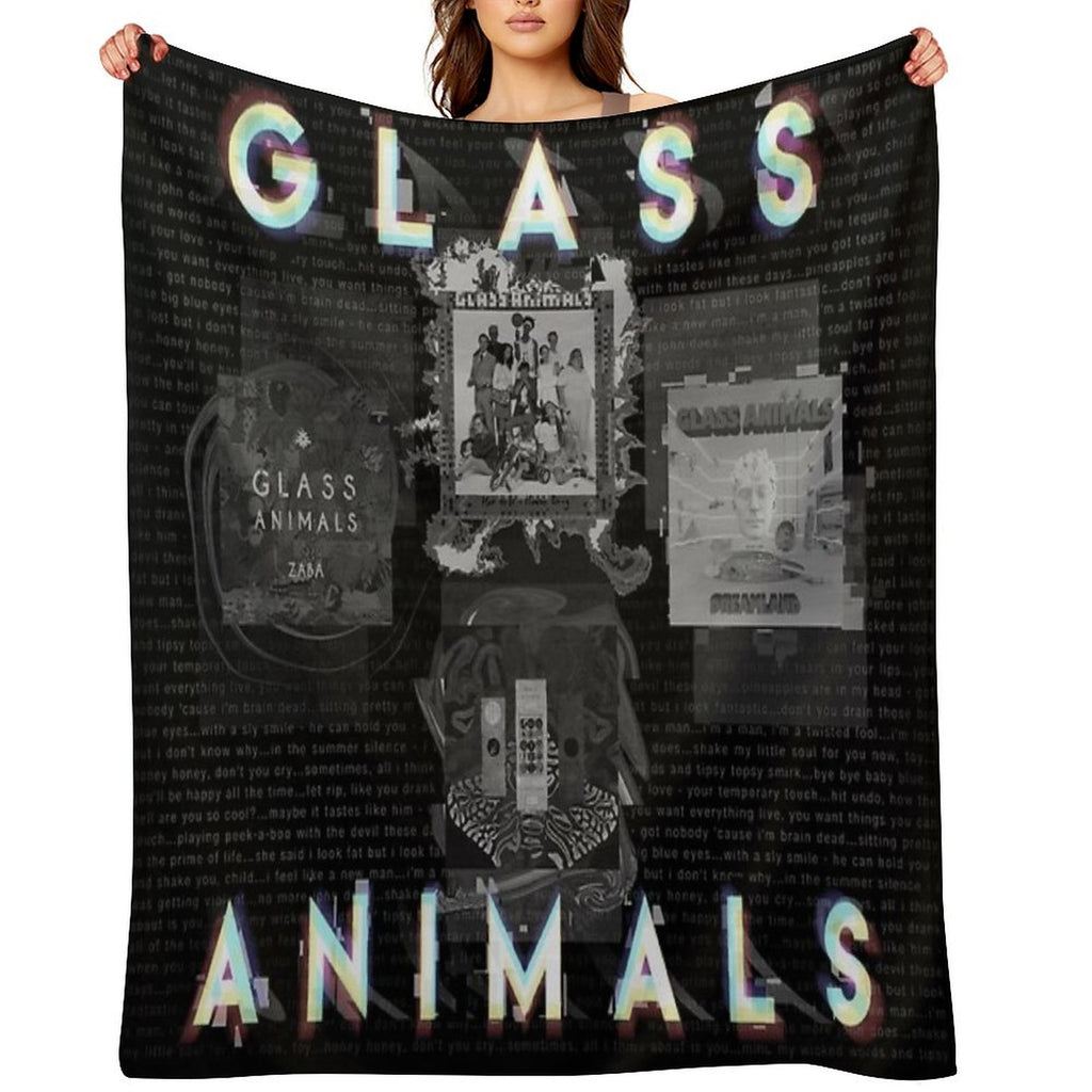 Glass Animals - 4 Album Cover Design Anti-pilling Throw Blanket