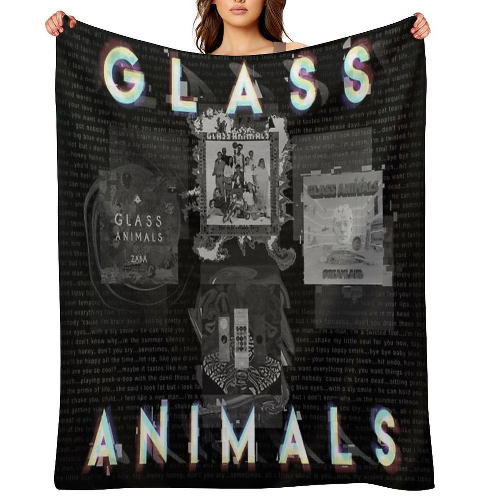 Glass Animals - 4 Album Cover Design Anti-pilling Throw Blanket