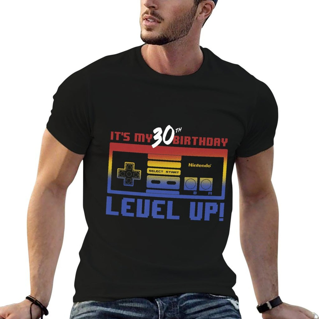 Nintendo It's My 30th Birthday Level Up! SNES Controller Premium  Lightweight T-Shirt