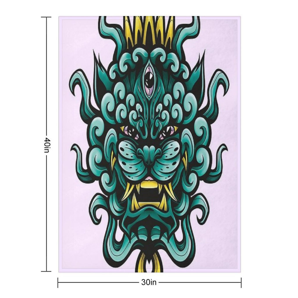 Osmose - Tattoo Studio Anti-pilling Throw Blanket