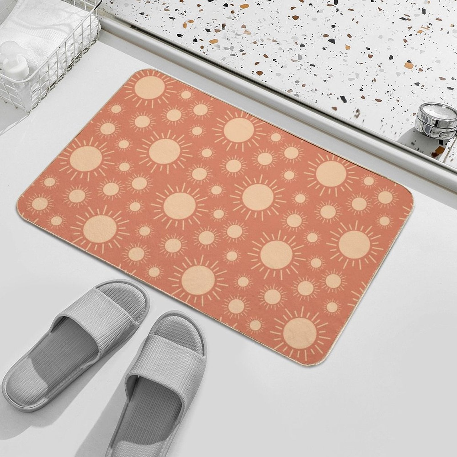 Here Comes The Sunset  Non-Slip Bath Mat