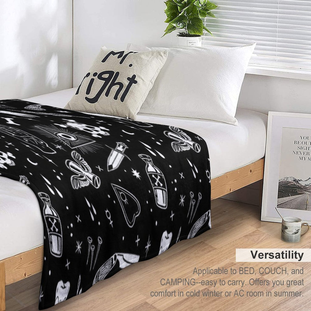 A Few Macabre Things All-season Throw Blanket