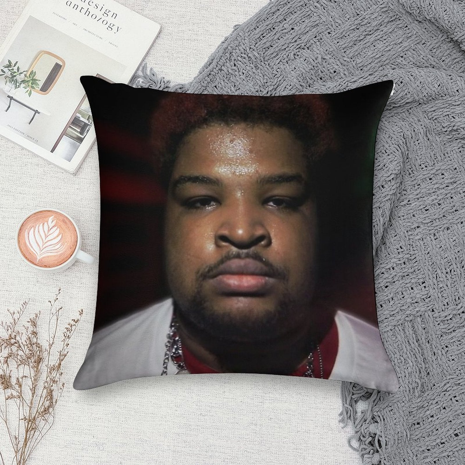 Mario Judah Rage Pillow Soft Reinforced Edging Throw Pillow