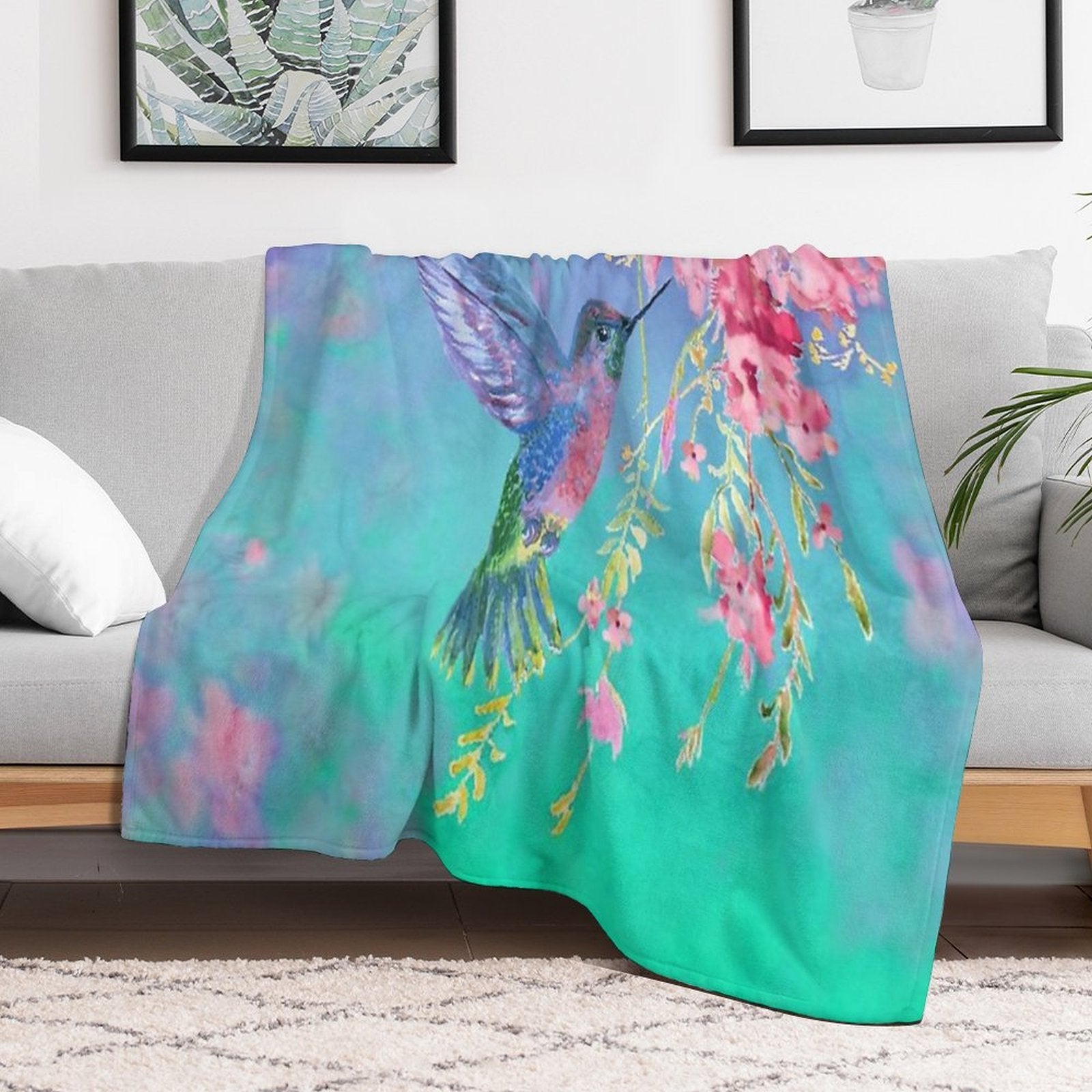Live A Colorful Life Quick-dry Throw Blanket