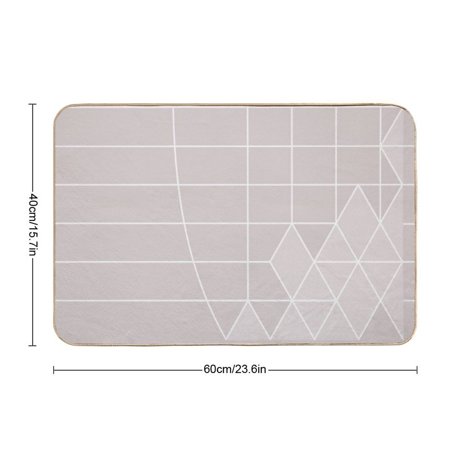 Ice Pink  Easy Maintenance Bath Mat