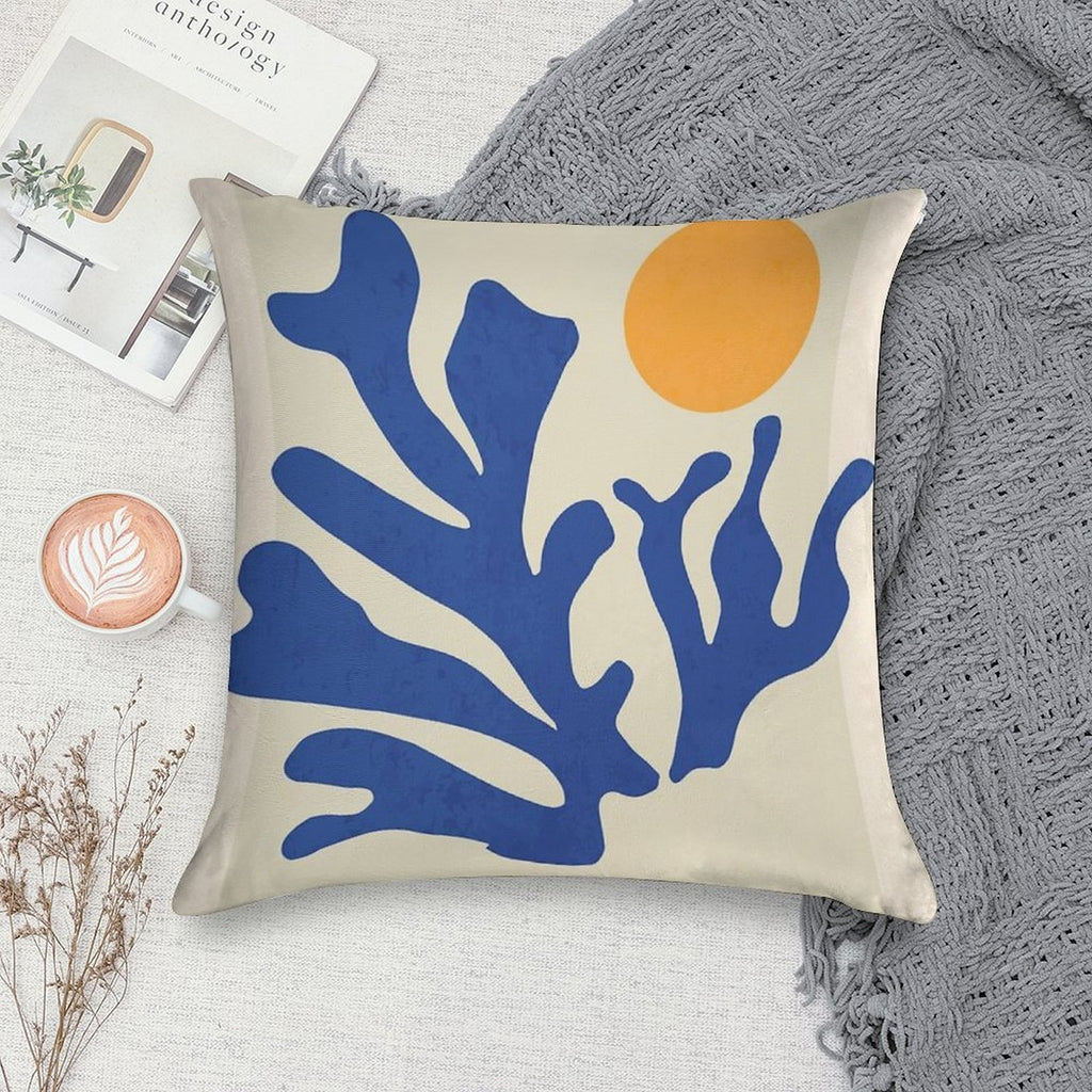 Sunshine Matisse Soft Fade-Resistant Throw Pillow