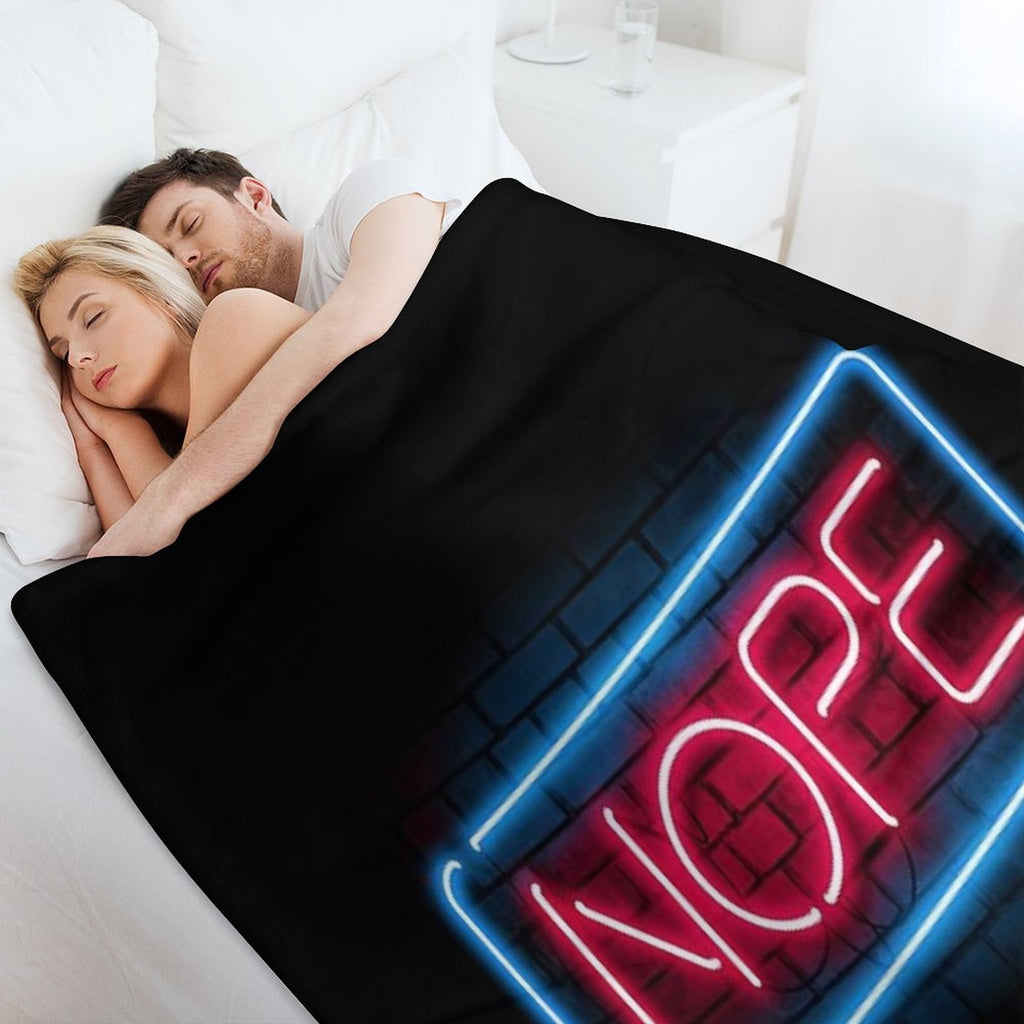 Nope Compact Throw Blanket