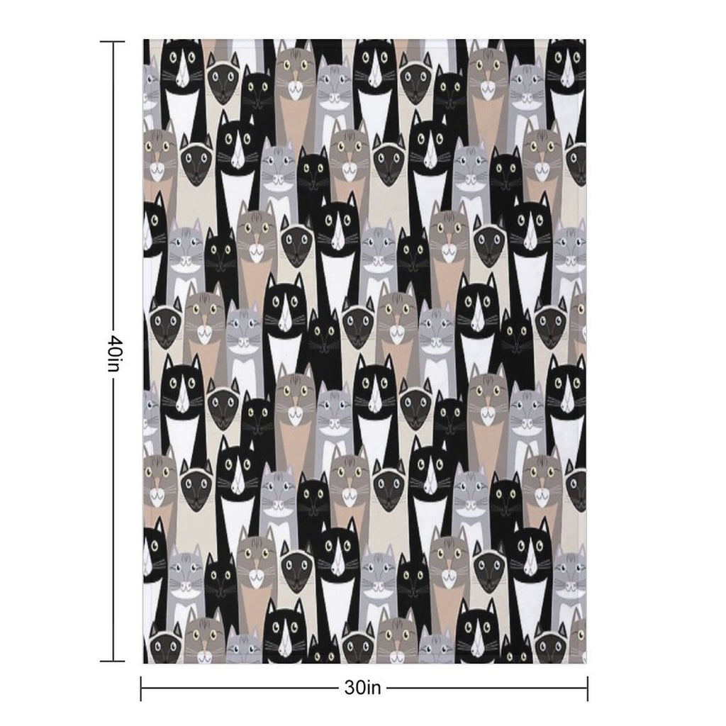Cats #1 Comfort Throw Blanket