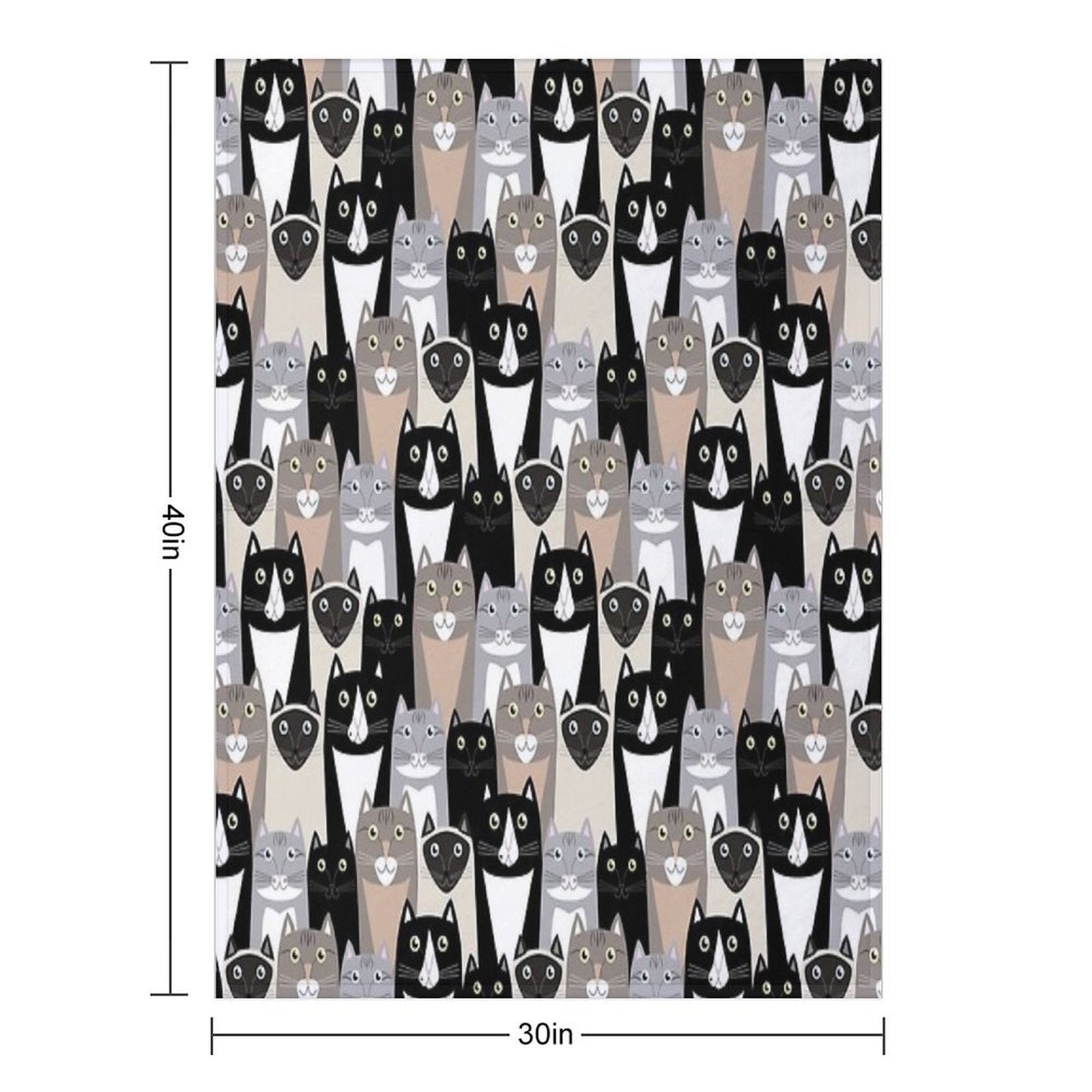 Cats #1 Comfort Throw Blanket