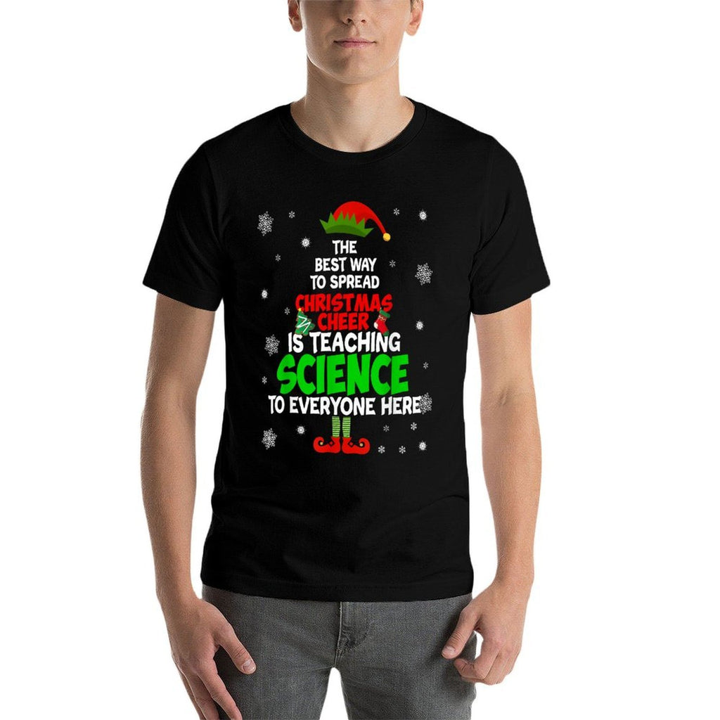The Best Way To Spread Christmas Cheer Is Teaching Science  Trendy Pattern T-Shirt