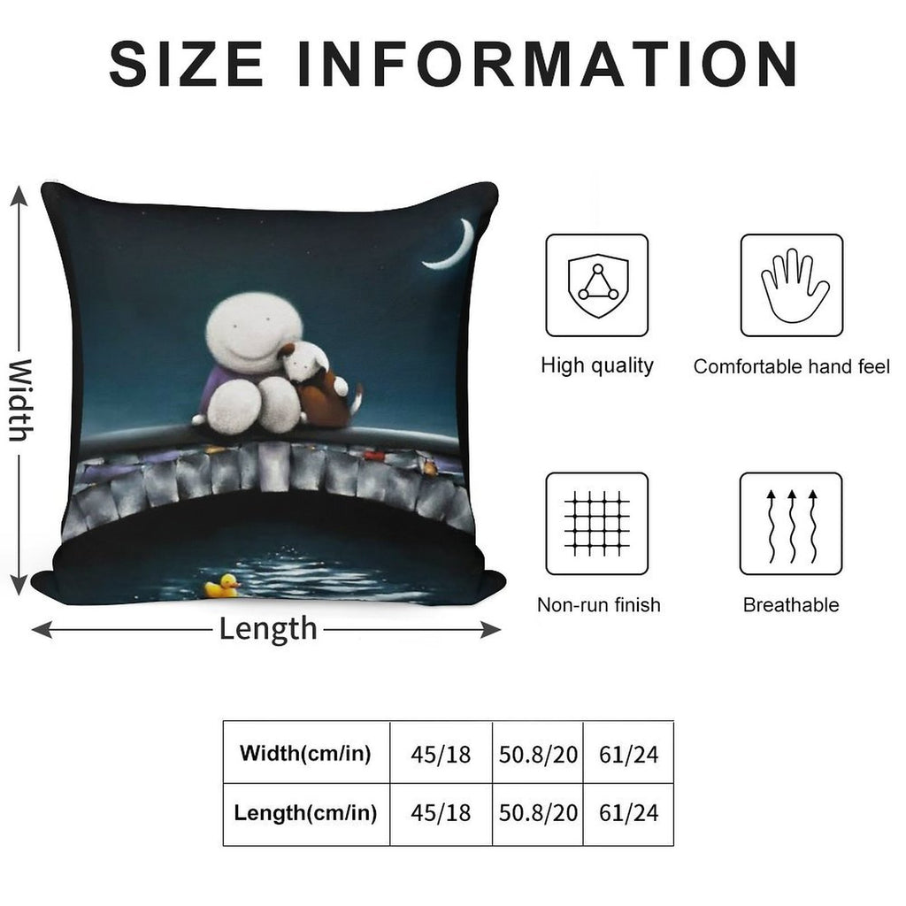 Doug Hyde Soft Home Decor Throw Pillow