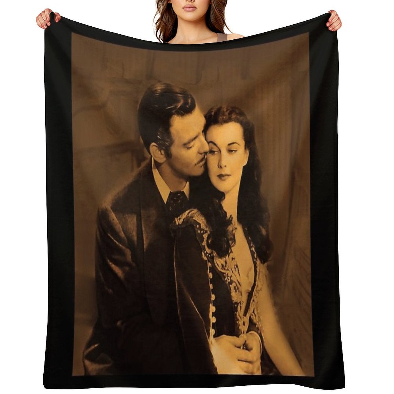 Gone with The Wind Wrinkle-free Throw Blanket