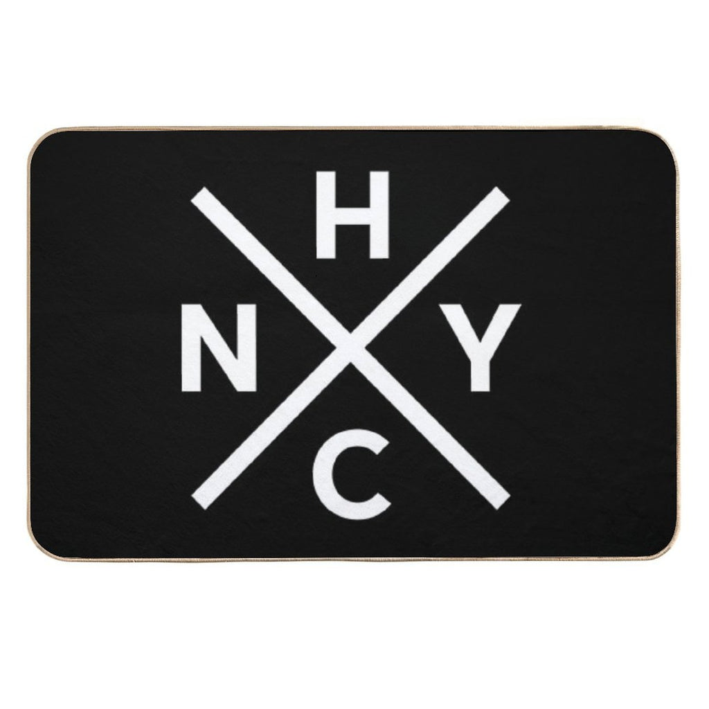 NYHC New York Hardcore Punk Rock  Absorbent Bath Mat