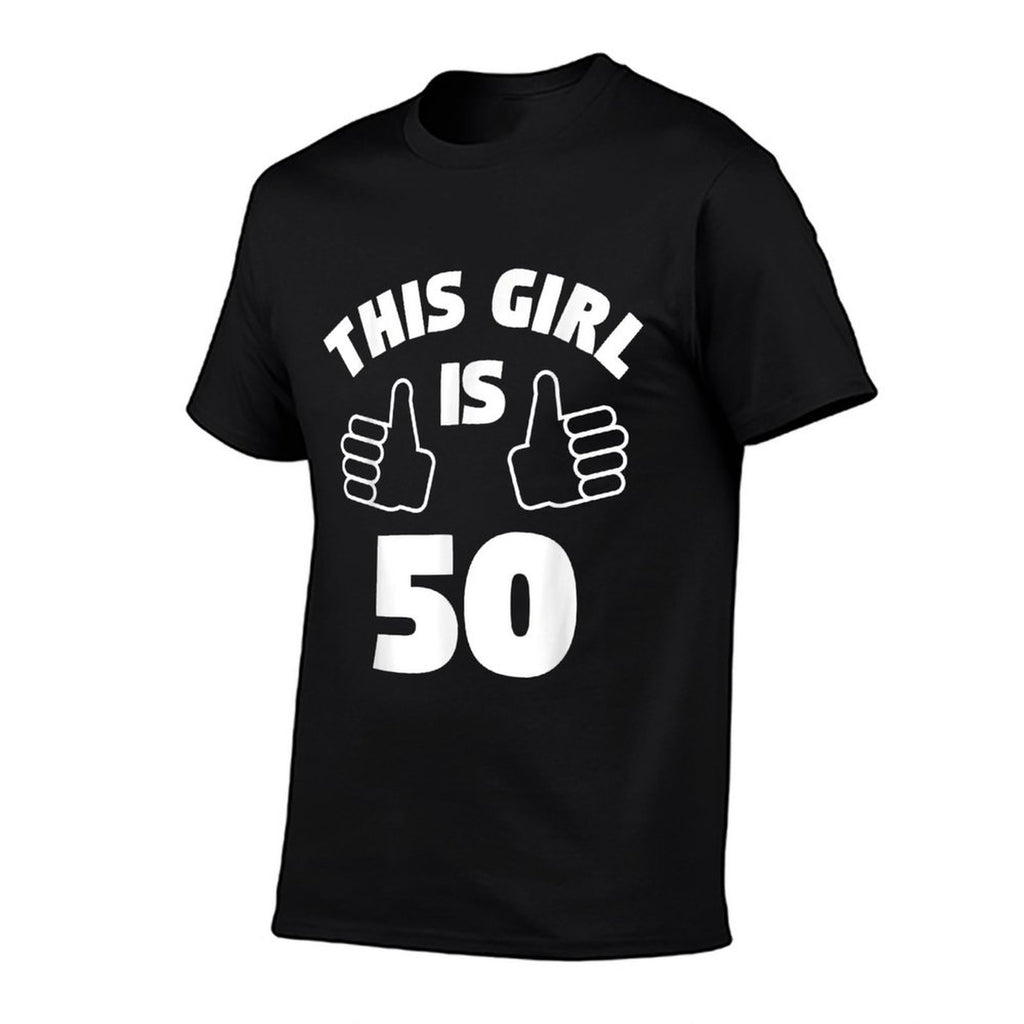 This Girl Is 50 Years Old 50th Birthday Gift for Girls  Breathable T-Shirt