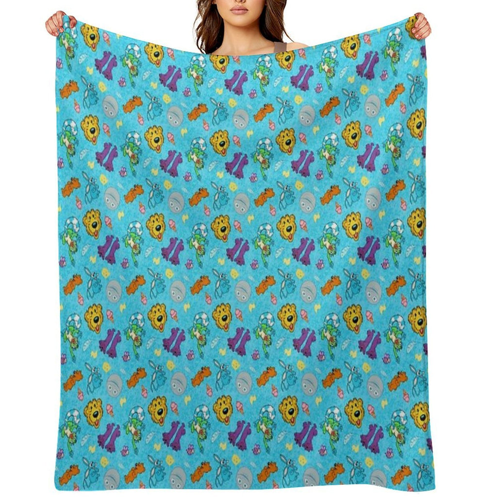 Bear Big House Easy Care Throw Blanket