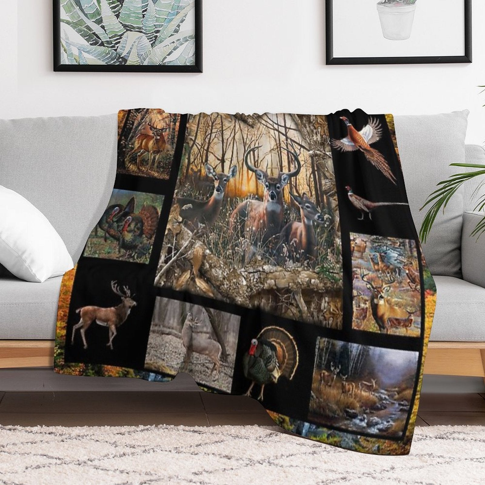 Hunting Love To Hunt Blanket Quick-dry Throw Blanket