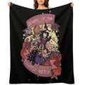 Beware of The Clumsy Witch Sustainable Throw Blanket