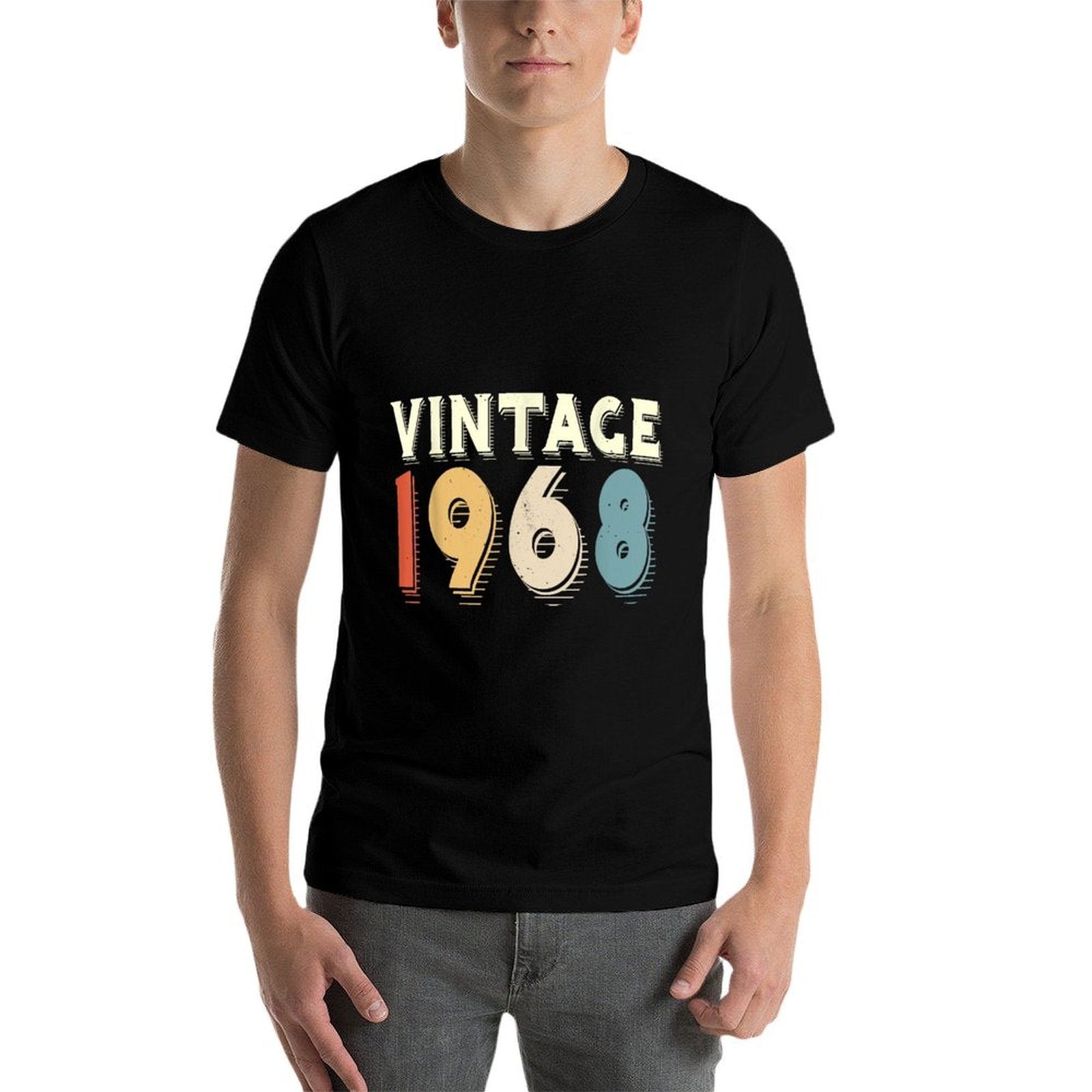 Vintage 1968 Classic Retro 50th Birthday  Versatile T-Shirt