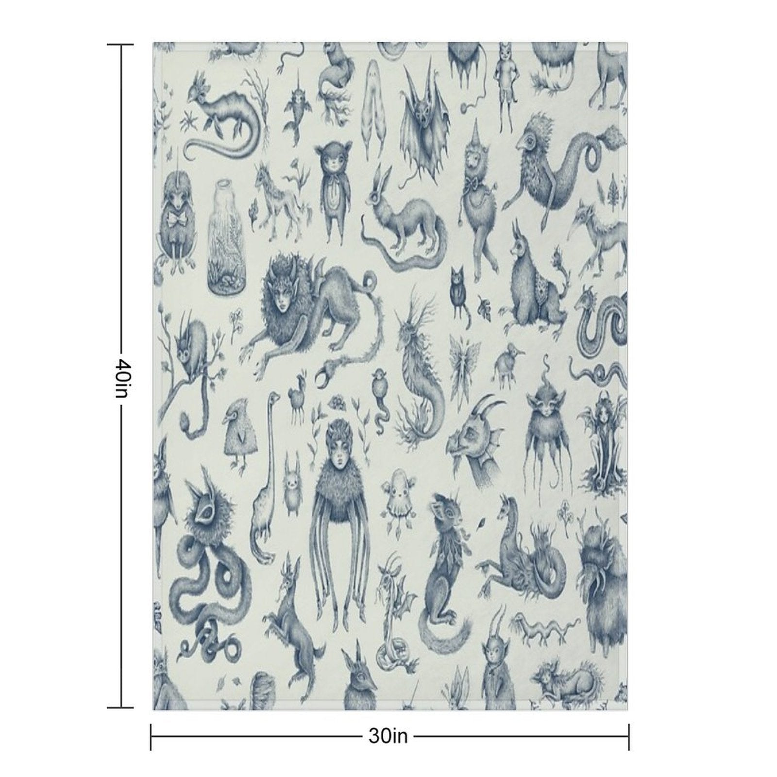 Beings And Creatures Travel-friendly Throw Blanket