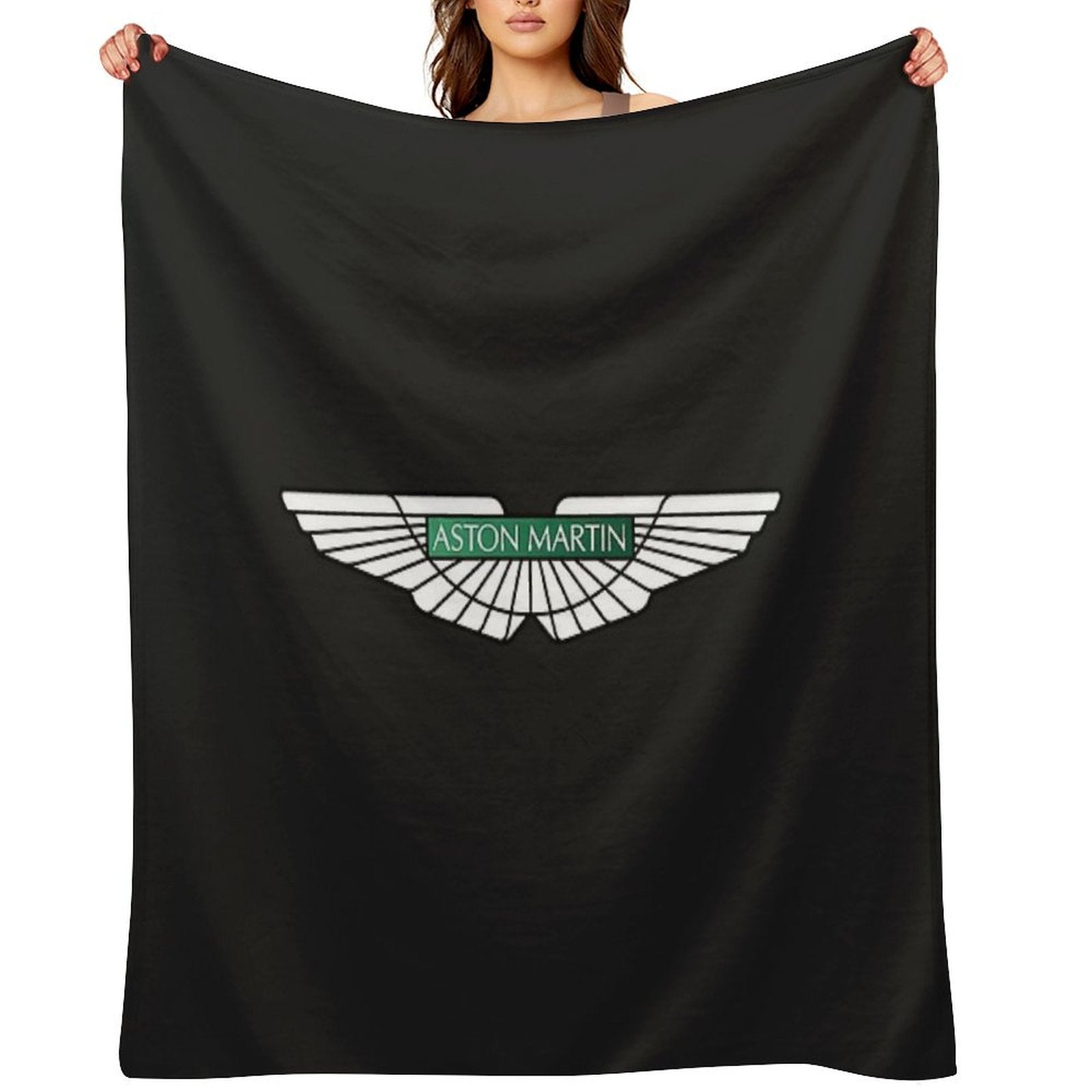 Aston Martin Logo Eco-conscious Throw Blanket