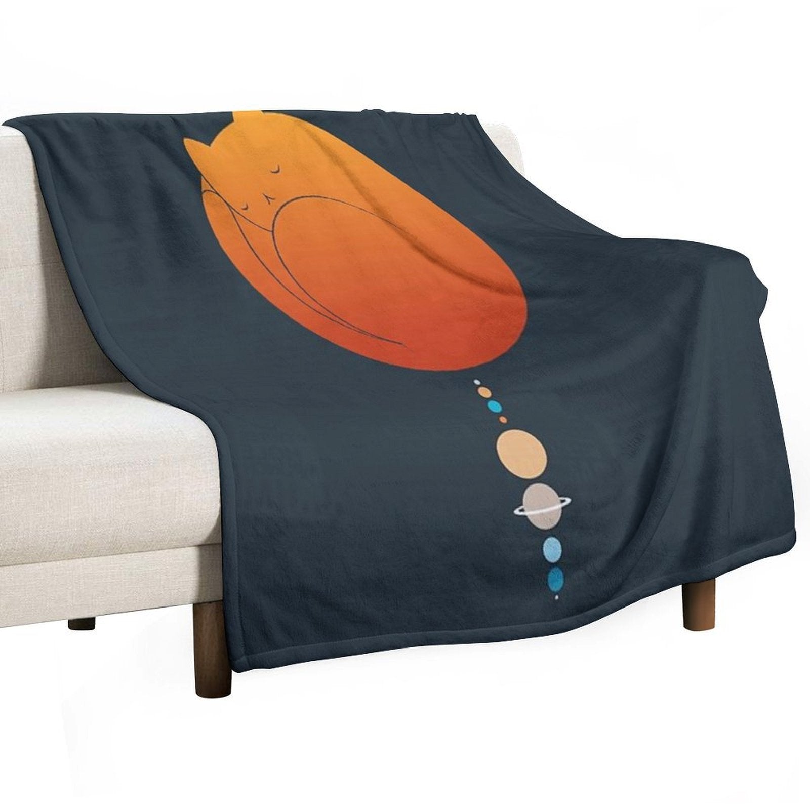 Cat Landscape 66 Easy Care Throw Blanket