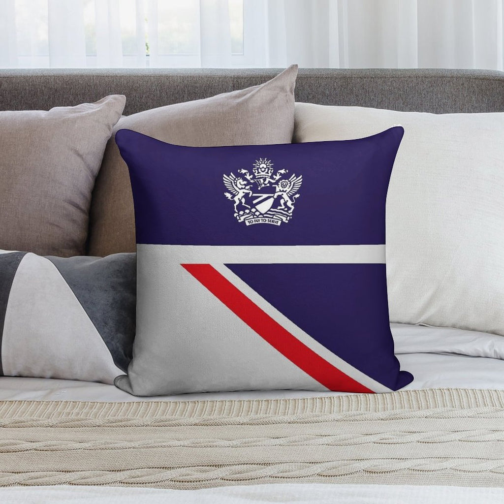 British Airways Landor Design Soft Easy Maintenance Throw Pillow