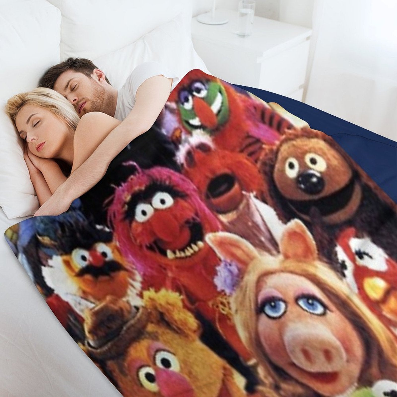 The Cute Muppet Show Compact Throw Blanket