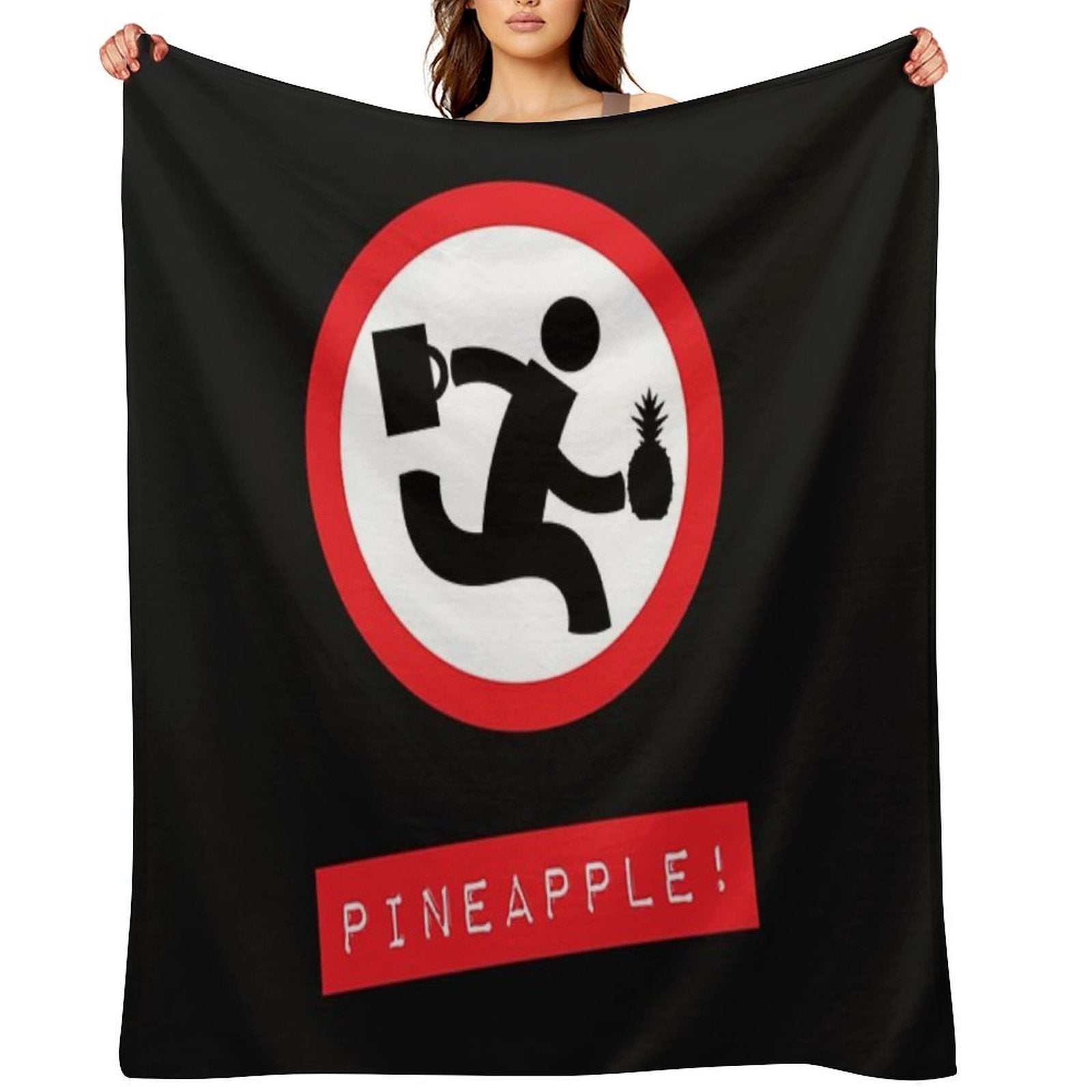 Chuck TV Show _quot_Pineapple!_quot_ All-season Throw Blanket