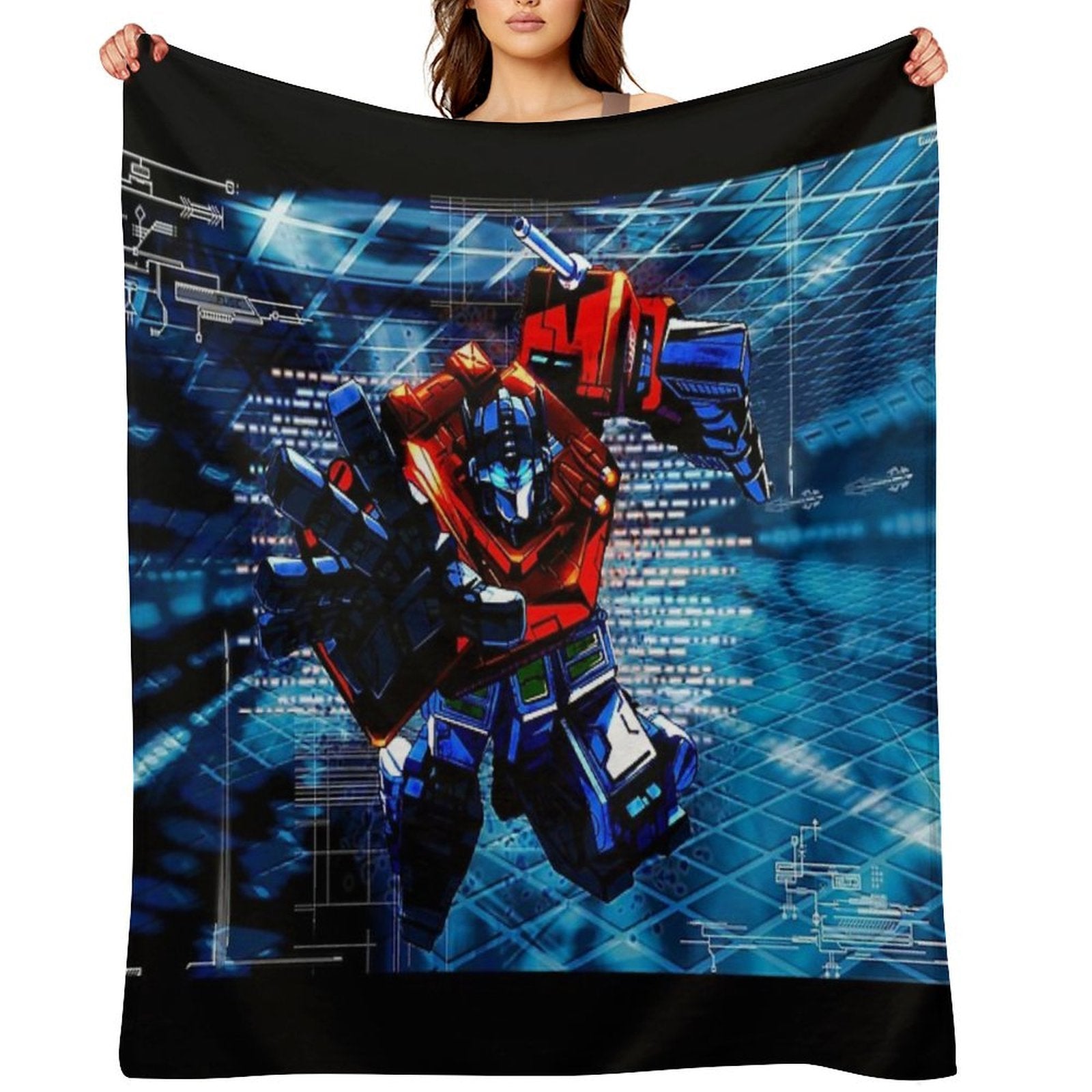 Transformers Optimus Prime Velvety-soft Throw Blanket